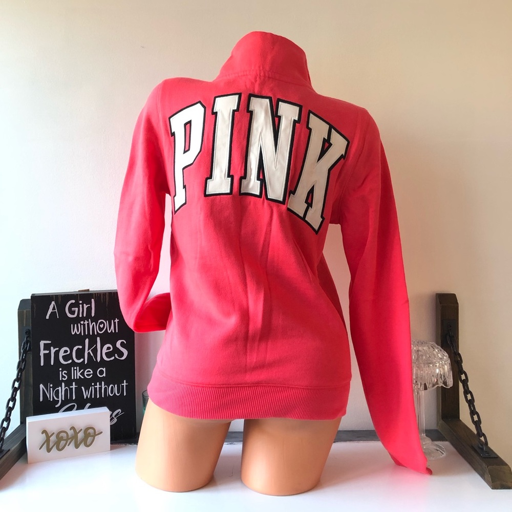 🅟🅘🅝🅚 Quarter Zip pull over Sweatshirt - Picture 4 of 4